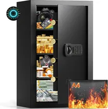 7.0 Cu Ft Large Safe Box for Home & Office 27.56"H Anti-Theft Safety Box with A