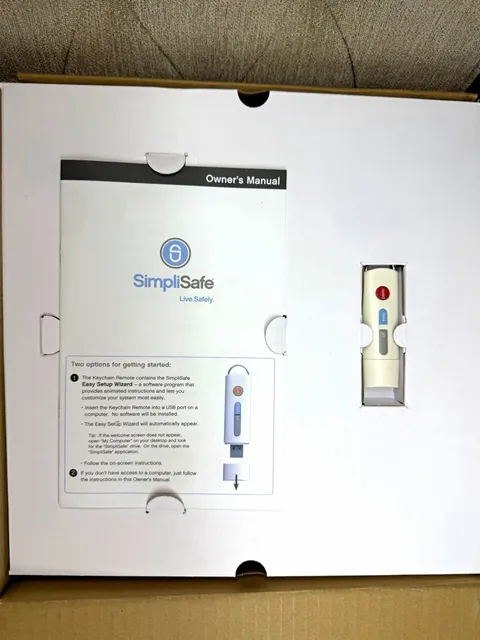 SimpliSafe Original Gen 1 Security System Kit Base Keypad 2 Entry Motion Remote