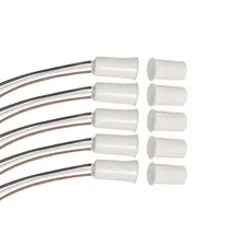 Wired Recessed Door Sensor Magnetic Switch for Alarm System Access Control