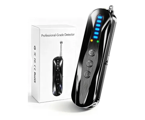Hidden Camera Detector, Infrared Pin-Hole Finder, Wireless Spy Alarm & Bug Track