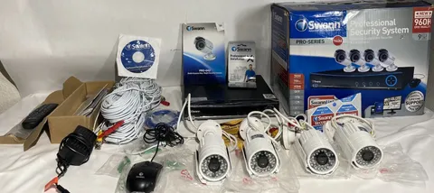 NOS Swann 9 Channel DVR With 4 Cameras New Pro-642 Widescreen DVR9-4200 960H Pro