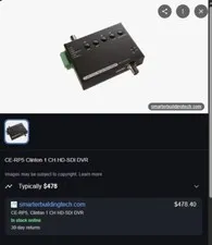 CE-RP5 Clinton 1 CH HD-SDI DVR