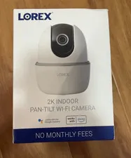 Lorex 2K Indoor Pan-Tilt Wi-Fi Security Camera Smart Home Pet Baby Monitor New