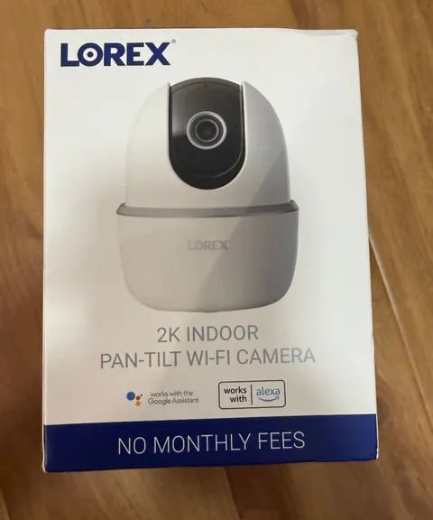 Lorex 2K Indoor Pan-Tilt Wi-Fi Security Camera Smart Home Pet Baby Monitor New