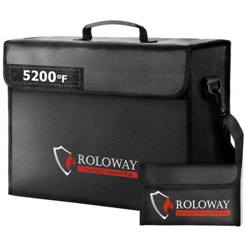 Document Safe - Fireproof Bag with Lockable Zipper