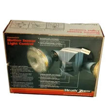 Motion Sensor Light Control Heath Zenith Light Fixture With Infrared Sensors NOS