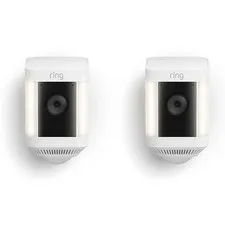 Ring Spotlight Cam Plus Camera Indoor/Outdoor Wireless Pack of 2