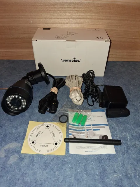 J117-Wansview W4 1080P Outdoor WiFi Security Camera-Waterproof-Alexa-Brand New!!