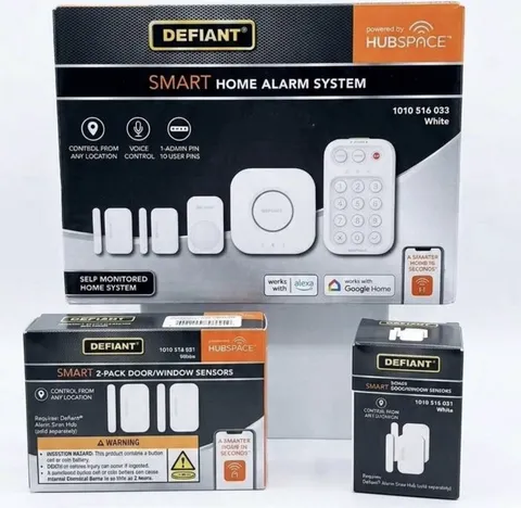 Defiant Smart Home Alarm System 1010 516 033, Alexa/Google, Alarm, Hub