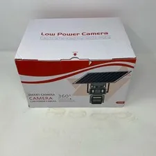 A24S Solar 360° Smart Low Power Security Camera w/Floodlights - Black