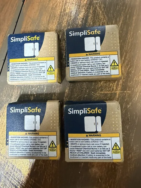 SimpliSafe Door Window Magnetic Entry Sensor ES3 (Gen 3)  4-Pack - Brand New