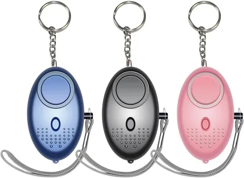 Emergency Personal Alarm, 3 Pack 140DB Person Siren with LED Lights, Personal Pa