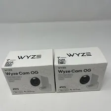 Wyze Cam Indoor/Outdoor OG Security Camera - White Wired Lot Of 2 NEW Sealed
