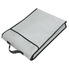 Fireproof Document Bag Grey Waterproof for Holding Documents 38x30cm 5x6cm