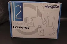 Menggood (2 Pack) 2K Outdoor Camera Wireless Not Tested