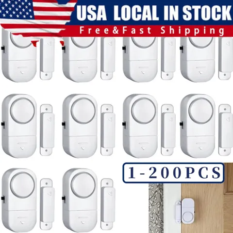 Wireless Home Window Door Burglar Security Alarm System Magnetic Sensor Lot