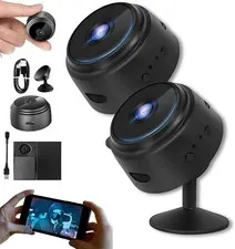 2/3Pcs 1080P HD Guardhouse Security Camera Magnetic Mini Wireless WiFi Cameras