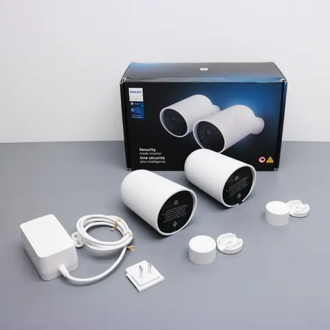 Philips Hue Battery Wireless Security Camera 2-Pack - White