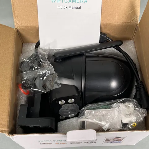 Belia 4K 8MP Wifi Surveillance Camera Dual Lens 4x Zoom AI Detect IP + 64GB Card