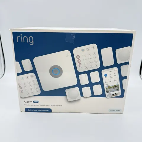 Ring Alarm PRO 14 Piece Security System W/Built In eero Wi-Fi 6 Router SEALED