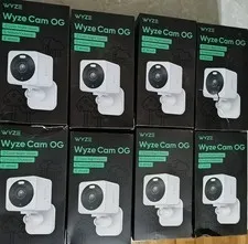 8-Pack Wyze Cam OG Indoor Outdoor Security Cameras Factory Sealed Box Wear