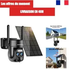 BEENOCAM 4K 8MP Solar Outdoor Security Camera PTZ WiFi Night Vision