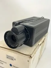 NOS Javelin PROVU-BW 1/3” CCD B&W CCTV Camera 12mm Lens Box Manual Vintage
