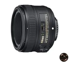 Nikon AF-S NIKKOR 50mm f/1.8G prime lens full-frame compatible