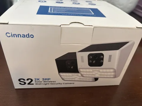 Cinnado S2 2k Solar Wireless Security Camera And Light Make An Offer