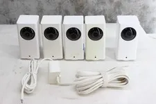 Lot of 5 (five) Wyze Cam Pan in/outdoor Cameras - Untested - sold AS IS