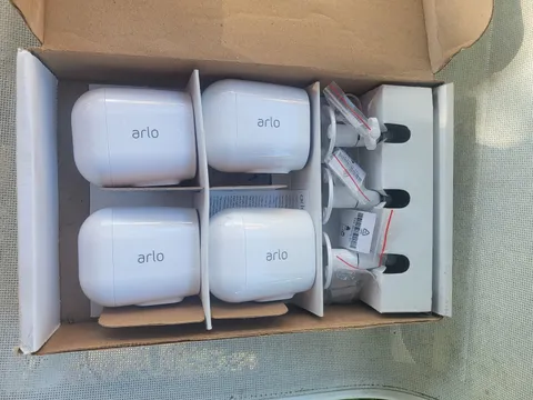Arlo Essential Wire-Free HD Security Camera System 4 Cameras Open Box Unused