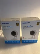 Samsung Wisenet SmartCam White HD Plus Smart Home Wi-Fi Camera 1080P Full HD