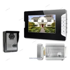 7" Video Door Entry Call System with Intra-monitor Audio Intercom for Apartment