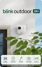 Blink Outdoor 2K Wireless Security Camera 2-Pack White Brand New Sealed
