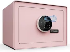 Goldenkey Luxury Jewelry Safe with Fingerprint&Keypad Lock, Document Safe Box wi