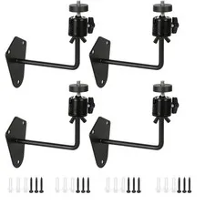 Heavy Duty Wall Mount Bracket, 360 Cam Mount with 1/4 Inch Thread, Metal Moun...