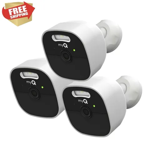 myQ Outdoor Battery Camera, 3 Pack Bundle!