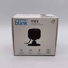 New Blink Mini Indoor Plug-In HD Smart Security Camera BCM00300UB
