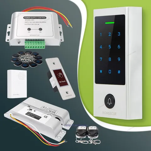 HOMSECUR APP WIFI Password Access Control Set Surface Mount Drop Bolt Lock