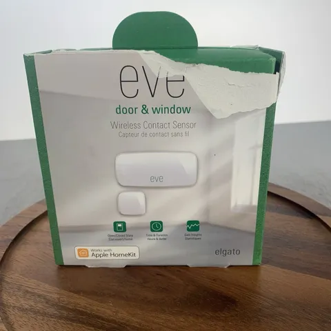Eve Door & Window Wireless Contact Sensor NEW Open Box