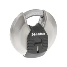 Master Lock Heavy Duty Outdoor Shrouded Padlock with Key, 2-3/4 in. Wide, 2 Pack