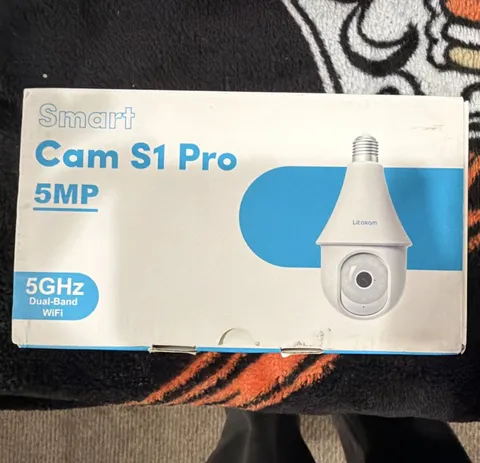 Litokam Smart Cam S1 Pro 5MP 5GHz WiFi Bulb Camera AI Weatherproof Alexa