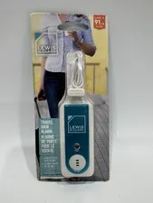 Lewis N. Clark Travel Door Alarm 91dB Hotel Safety Portable Alarm Flashlight