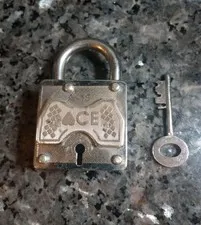 ACE Tricky System Padlock Secret mechanism Unique Style Iron Strong With Key