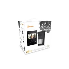 Black 2-Wire Anti-Vandal Soul Video Door Phone Kit with Proximity Reader...