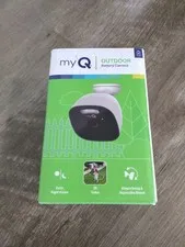 myQ Outdoor Battery Camera 2K Wi-Fi Wireless Outdoor Night Vision 2-Way Audio