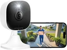 4MP Cameras for Home Security with Audio and Video, Indoor Security Camera for B