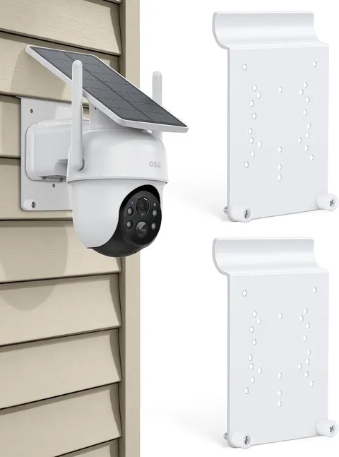 2PACK Universal Vinyl Siding Mount for AOSU Solarcam D1 Se/Lite/Max, Eufy Soloca