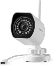 1080P Full HD Outdoor Wireless Security Camera System, Plug-In, Smart Home Indoo