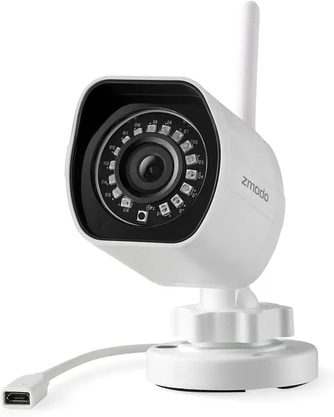 1080P Full HD Outdoor Wireless Security Camera System, Plug-In, Smart Home Indoo